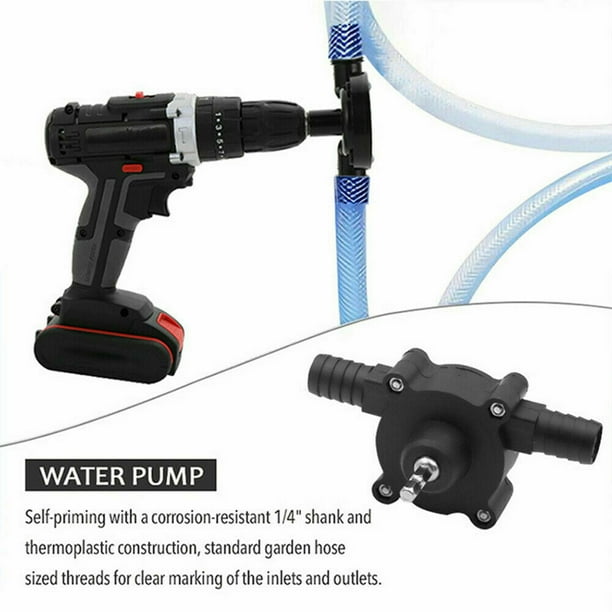 Mini taladro eléctrico manual con bomba autocebante para transferencia de aceite, fluido y agua