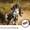 thumbnail image 4 of Kenally Juego de 10 piezas de pernos para motocicleta, aleación de aluminio, tornillos universales para motocicleta, tuercas, modificación del cuerpo, Vehículos, repuestos y accesorios Mis Oro Kenally  VI018597-05, 4 of 6