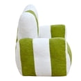 thumbnail image 3 of Leumius Bean Bag Chair,Comfy Teddy Beanbag Chair with a Color-Block and Heart-Shaped Backrest,Large Reading Chair for Living Room, Bedroom, ApartmentWhite+Green, 3 of 4