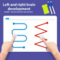 thumbnail image 1 of 20 pcs pattern Left and right brain development toys for children's whole brain thinking training, concentration, attention, fine motor training Puzzle teaching aids, 1 of 5