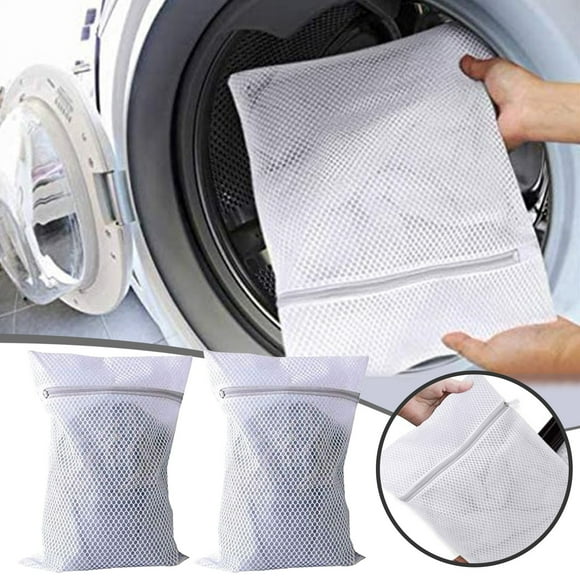 2 Pcs Heavy Duty Mesh Laundry Bags Durable Vacuum Space Bags Extra Large Small Packing Cubes for Travel Compression for Carry on Compression Storage Bags for Pillows Vacuum Bags Clothes Lazy Bag Air