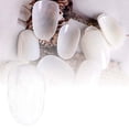 thumbnail image 2 of Uñas postizas, medias uñas, estilo francés, aptas para mujeres embarazadas, sin olor, duran 14 días, hechas a mano, uñas cortas, juego de uñas., 2 of 5