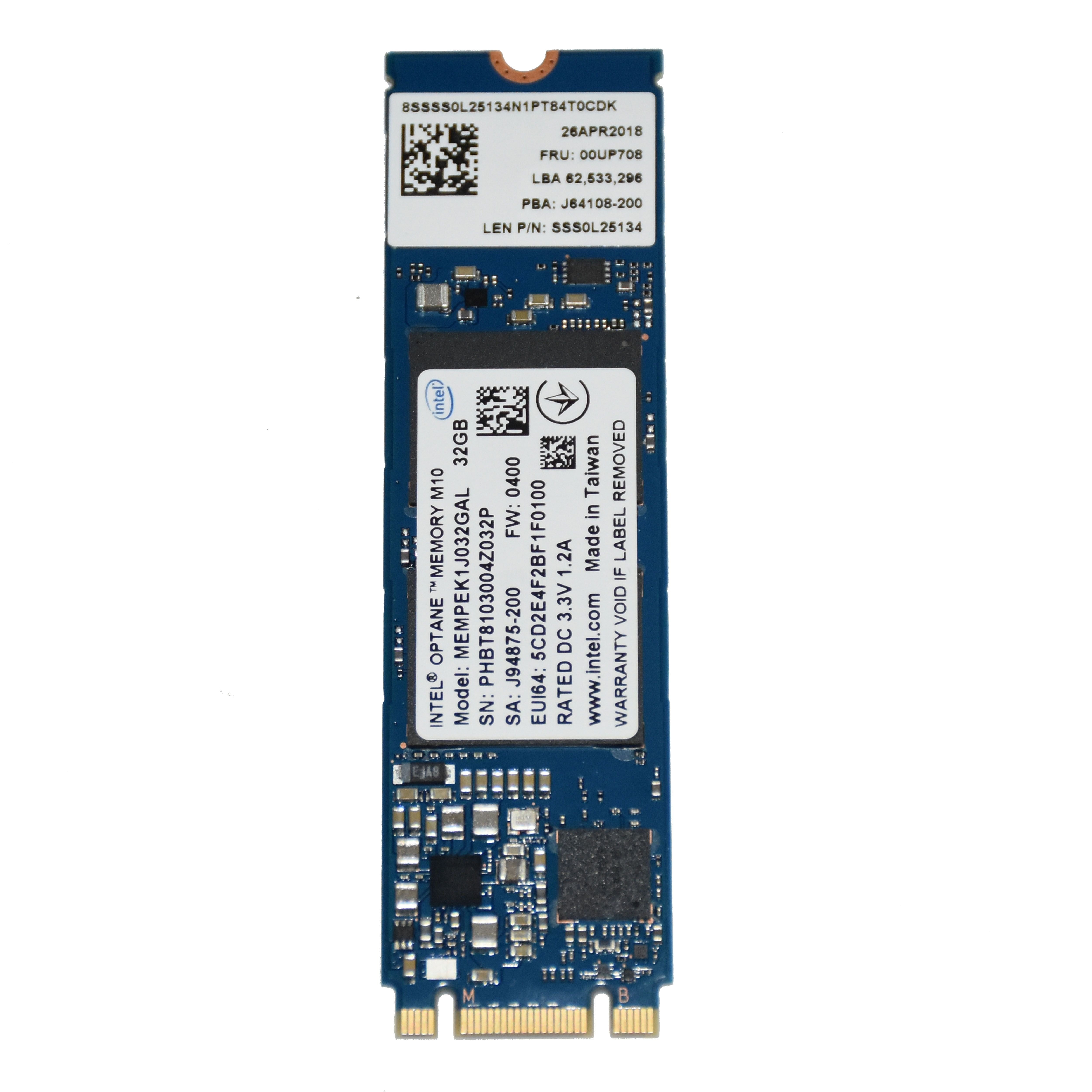 Intel MEMPEK1J032GAL Optane Memory M10 32GB M.2 2280 3D XPoint Module