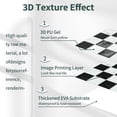thumbnail image 6 of 10 Sheets Peel and Stick Backsplash - 9" x 9" 3D Adhesive Peel and Stick Tile Backsplash for Kitchen Bathroom,Checkerboard Checkered Stickers, 6 of 12