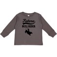 thumbnail image 3 of Inktastic Future Bull Rider Rodeo Riding Boys Long Sleeve Toddler T-Shirt, 3 of 5