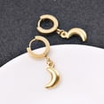 thumbnail image 4 of Fiudx Pendientes de Acero Inoxidable para Mujer, Pendientes Colgantes Dorados, Joyería, 4 of 5
