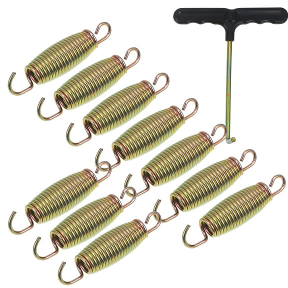 NICEXMAS Trampoline Springs Practical Design Galvanized Steel Wire 11-Pcs