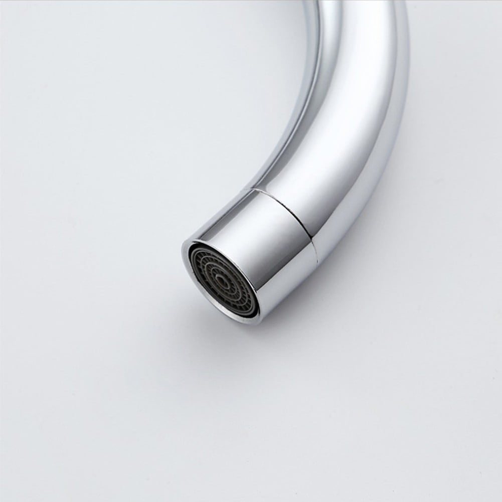 Kitchen Polished Chrome Plated Swivel Basin Sink Cold Hot Mixer Tap