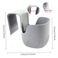 thumbnail image 3 of Universal Car Seat Drink Holder Rack for Home Use - ABS Cup Holder with Elastic Hook Durable Car Seat Accessory for Convenient Beverage Storage, 3 of 8