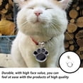 thumbnail image 3 of Billuyoard Colgantes Pies de animales Colgante ligero de acero inoxidable Ocho colores Hebilla de metal Accesorio de joyería impermeable DIY Ropa para mascotas Blanco Billuyoard PT004616-05, 3 of 6