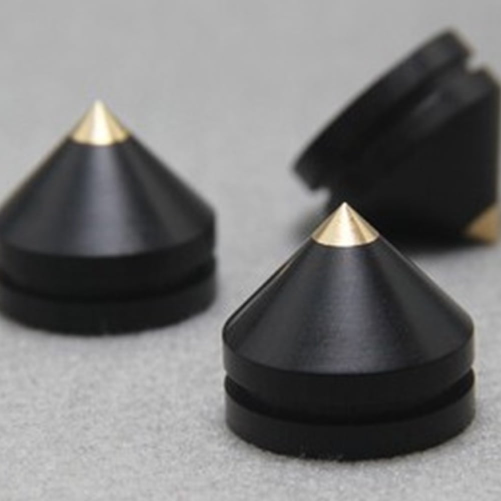 HELEVIA 8 Pcs Copper Speaker Suspension Spikes Isolation