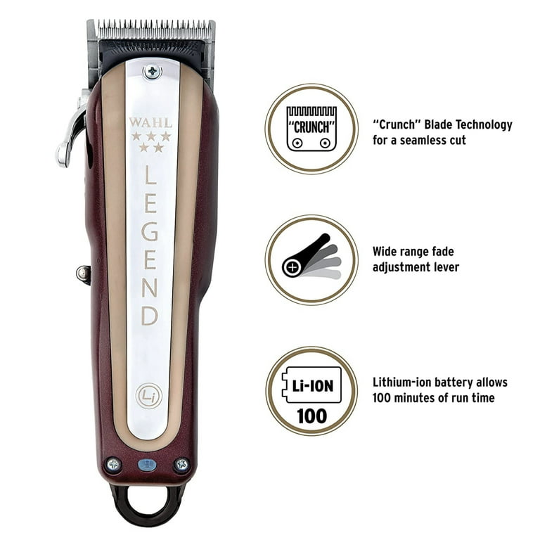 Wahl 5 Star Series Cordless Legend - Full Size Hair with Precision Blades, Lithium Ion battery, and 100+ Minute Run Time Professional Barbers & Stylists - Walmart.com