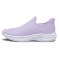 thumbnail image 3 of Unisex Slip-On Loafers Men Women Lightweight Fashion Walking Sneakers Purple, 3 of 7
