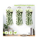 thumbnail image 3 of 4pcs Flores Artificial Wisteria Decoración Boda Hogar Fiesta Lab.G Blanco, 3 of 5