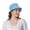 Sky Blue, variant on Toptie Unisex Cotton Twill Bucket Sun Hat for Men Women Summer Outdoor UV Sun Cap-Pink