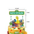 thumbnail image 4 of Suministros de fiesta de cumpleaños con temática de Barrio Sésamo, pancarta de papel, globos de látex, decoraciones de fiesta de cumpleaños de dibujos animados para niños, Baby Shower, 4 of 4