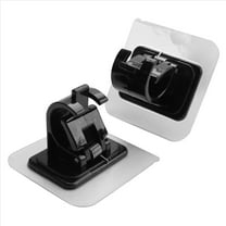 8PCS No Drill Curtain Rod Brackets No Drilling Self Adhesive Curtain Rod Holder Hooks Nail Free Curtain Rod Hooks