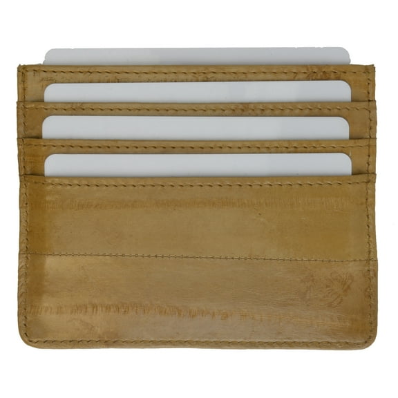 Eel Skin Soft Leather Credit Card Holder E 170 ©