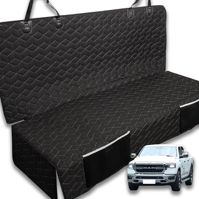Funda de asiento de coche Meginc impermeable para asiento trasero de camión para perro