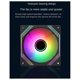 thumbnail image 5 of PC Case Fan 14CM 5V 3Pin ARGB Circulating Mirror Light Effect Negative Blade Cooling Fan, 5 of 5