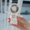 thumbnail image 1 of Ventilador de astronauta Fiudx con carga USB de bolsillo de mano de escritorio pequeño, 1 of 7