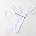 thumbnail image 6 of Gubotare Knee High Socks Girls Toddler Soccer Socks Boys Girls Athletic Socks Knee High Socks Youth Baseball Softball Socks Size 3-12 (White,3-12 years), 6 of 6
