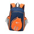 thumbnail image 4 of Mochila de tenis de mesa, bolsa de tenis, multifuncional, profesional, espaciosa, mochila azul, 4 of 9