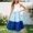 G7 White, variant on Girl's Dresses Color Block Ruffle Sleeve Tiered Swing A-Line Cute Midi Casual Sundress Girls Dresses Size 10-12 Blue Cute Dresses For Kids Long Yellow Sundress