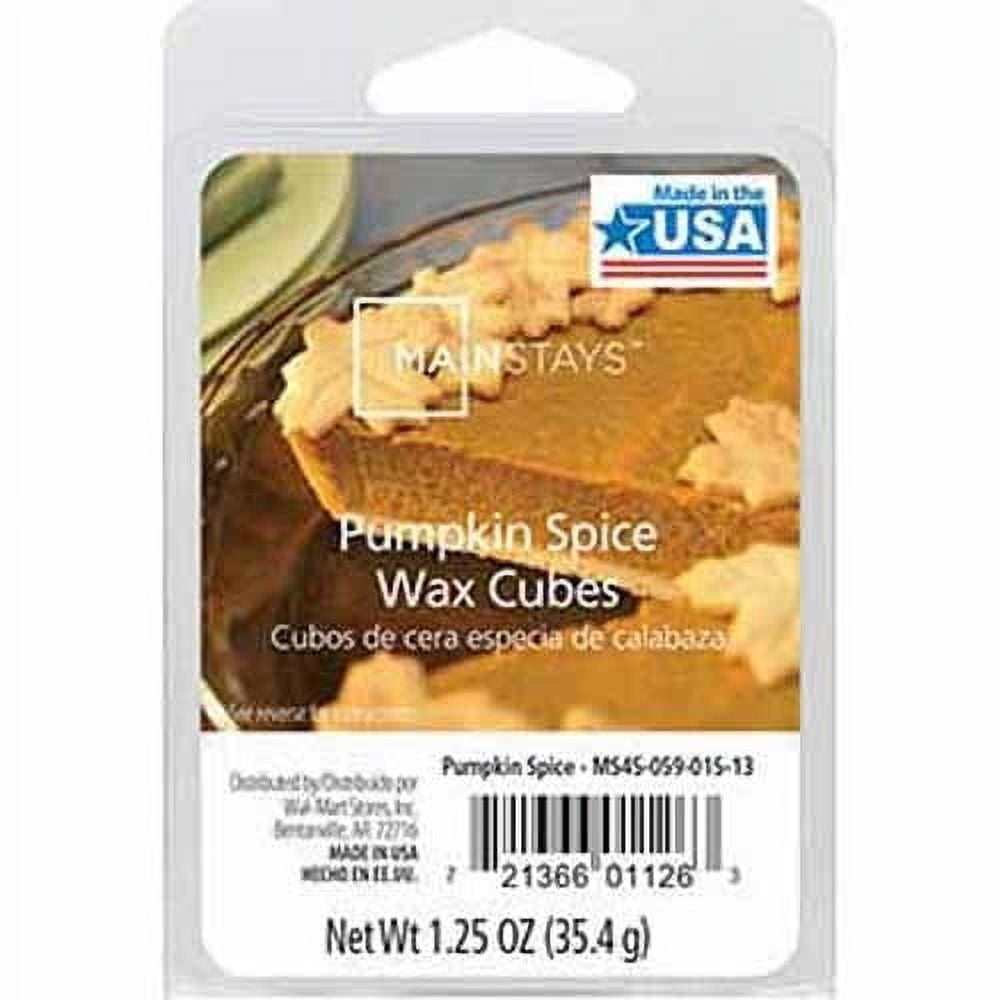 Mainstays 6-Cube Pumpkin Spice Wax Melts, 1.25 oz, Single