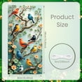 thumbnail image 2 of Colorful Birds Bird Banner Floral Design Nature Display Tree Branches Green Leaves Garden Background for Home Decoration Party Backdrop Photography Background, 2 of 9