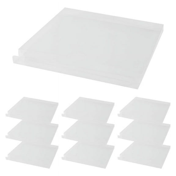 Clear CD Display Box Single Music CD Card Storage Protective Case Album Dust Cover B