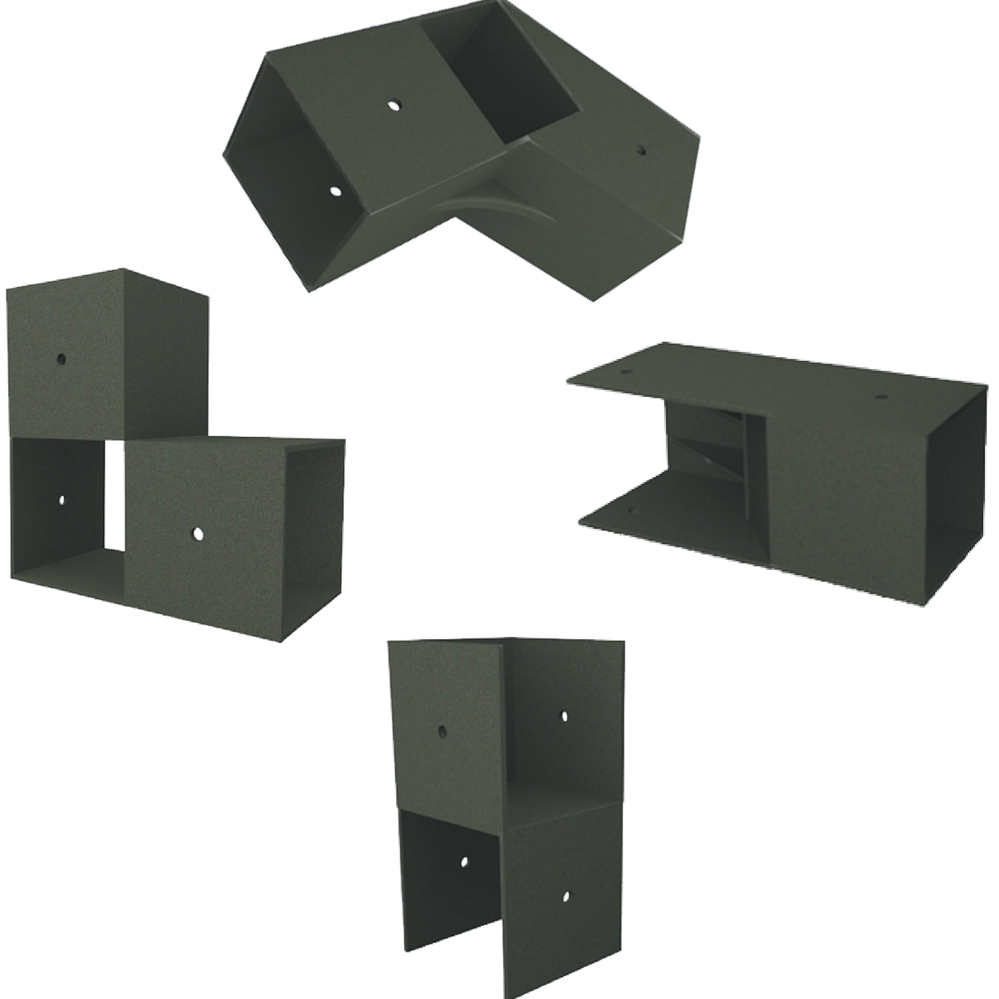 6X6 GREENHOUSE - DIY FRAMING BRACKET KIT