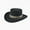 Black, variant on Clearance! Fdelink Cowboy hatsSun UV Protection Hat Women and Men Unisex Hat Steam Punk Hat Top Hat Fashion Ribbon Decorative Hat Black
