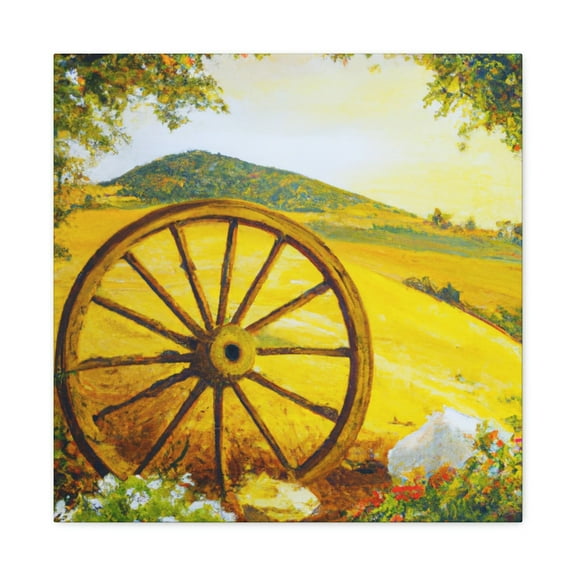Wagon Wheel Triumphant - Canvas