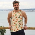 thumbnail image 5 of Rocae Floral Strawberr for Men's Workout Tank Top Men's Running Tank Top Dry Fit Athletic Workout Tank Tops3X-Large, 5 of 9