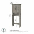 thumbnail image 6 of Pemberly Row Over The Toilet Storage Cabinet in Driftwood Gray - Engineered Wood, 6 of 7