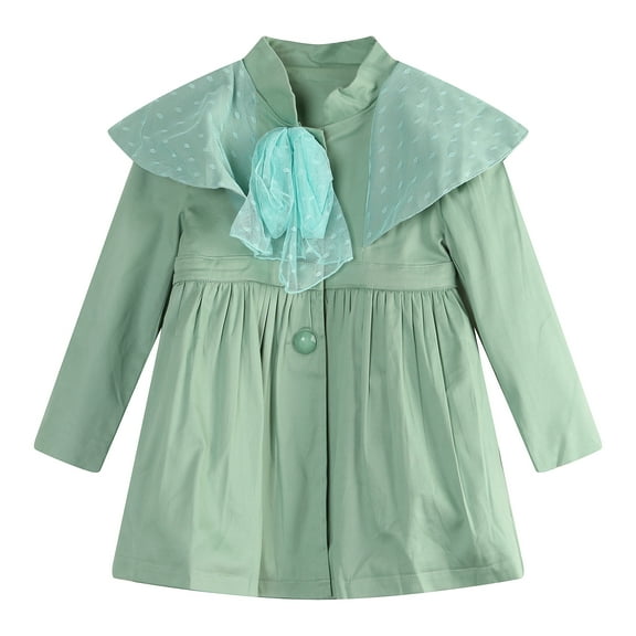 Richie House Girls' Princess Coat with Cape RH1780