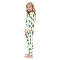 thumbnail image 4 of Fluffy Pajamas Set Fuzzy Winter Warm Pj Sets Pullover Tops and Long Pants Christmas Trees and Colorful Balls Small, 4 of 8
