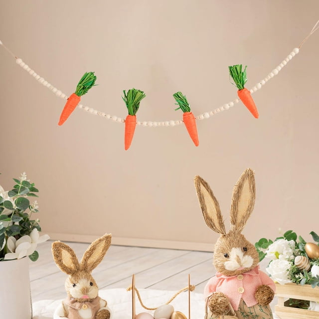 Artificial Carrot Garland Artificial Carrots Hanging Decorations for Outdoor