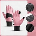 thumbnail image 6 of yocbz Cozy Season Gloves - Unisex Thermal Winter, Touch Screen, Windproof Waterproof Warm Gloves (Pink,S), 6 of 9
