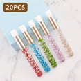 thumbnail image 4 of 20 Pieces Lash Shampoo Brushes Cosmetic Lash cleaner cleansing brushes Peel Off Remover Tool multi colors Mixing, 4 of 9