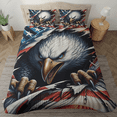thumbnail image 2 of Lotusprinthandmade Patriotic America Flag Eagle Bedding Set (Made in Vietnam) (78x88), America Flag And Eagle Bedspread, Majestic Eagle And Flag Bedding Set, 2 of 5