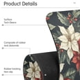 thumbnail image 4 of Yayeee Faucet Mat for Kitchen Sink 14.7" Diatomite Long Splash Guard Pad, White Christmas Leaves, 4 of 7