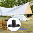 thumbnail image 3 of Shisuyan 4Pcs Bracket Bottom Base For Four-Legged Tent Lightweight And Portable Tent Bracket Anti-Slip And Stable Replacement Awning Bottom Base, 3 of 8