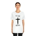 thumbnail image 4 of Women & Men's Jersey Short Sleeve Shirt | He Has Risen - Perfect Easter Tee, 4 of 10