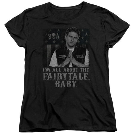 Sons Of Anarchy Fairytale Baby Womens Short Sleeve Shirt