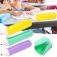 thumbnail image 5 of Silicone Pencil Case, Aesthetic Pencil Bag for Women, Makeup Pouch, Multifunctional Pouch for Stationery, Cosmetics and Electrical Goods Storage pencil -shape, 5 of 6