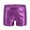 Purple, variant on qolati Toddler Girls Metallics Shorts Glitter Elastic Waisted Ballets Dance Shorts Short Breathable Playgrounds Gymnastics Shorts