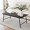 Black, variant on Foldable Rectangular Coffee Table - Stylish and Functional Folding Table for Living Room, Compact Design with Sturdy Frame, Ideal for Apartments, Offices, and Small Spaces,Easy Assembly