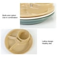 thumbnail image 4 of ievspot 4 Grid Dinner Plate Food Contact Grade Compartment Design Plastic Portable Breakfast Tray, 4 of 4